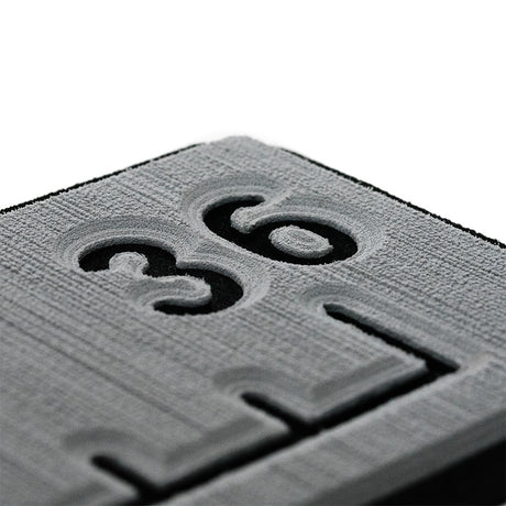 SeaDek 36 Routed Ruler  6mm  Brushed Texture  Storm GreyBlack 5358380066