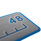 SeaDek 48 Routed Ruler  6mm  Brushed Texture  Storm GreyBimini Blue 5358418363