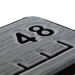 SeaDek 48 Routed Ruler  6mm  Brushed Texture  Storm GreyBlack 5358480066