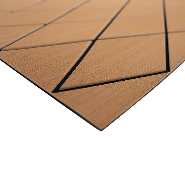 SeaDek 40 x 80 6mm Two Color Diamond Full Sheet  Brushed Texture  MochaBlack 1016mm x 2032mm x 6mm 5641180093