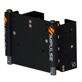 IMPULSE XL 10 Set Back Electric Jack Plate wStandard Control  Black Anodize 75073B