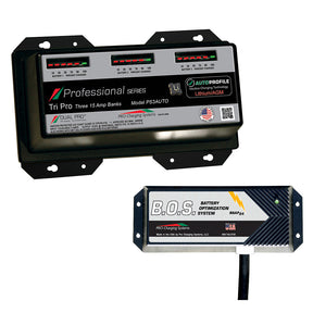 Dual Pro PS3 Auto 3 Bank Battery Charger w2 Bank BOS PS3AUTOBOS12V2