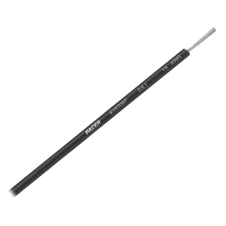 Pacer Black 18 AWG UL Marine Wire  35 WUL18BK35
