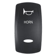 Pacer Actuator  HORN fV Series Contura Switches  Black  Laser Etched TopBottom Light EV2LEHRN