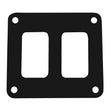 Pacer Switch Panel  2 Switch  1 Row  3 x 275  Black Powder Coated Aluminum PSC21BK