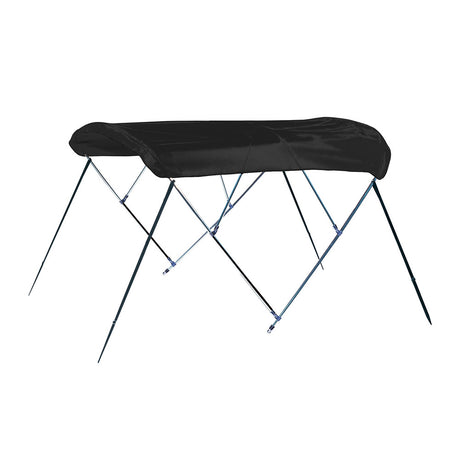 Carver 3 Bow 4681U Bimini Top wBoot  Black Acrylic A4681UB02