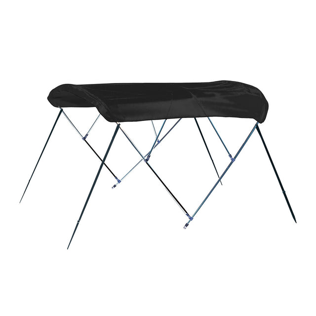 Carver 3 Bow 4681U Bimini Top wBoot  Black Acrylic A4681UB02
