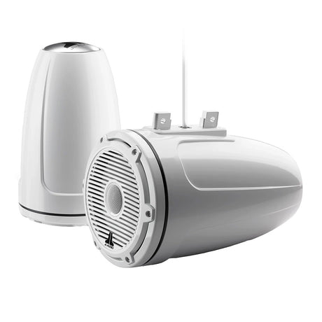 JL Audio M6 Series 77 Enclosed Tower Coaxial System wGloss White Classic Grille  M6770ETXv3GwC3Gw 0100385600