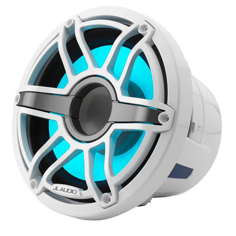 JL Audio M6 8 Marine Subwoofer wGloss White Sport Grille  Transflective LED Lighting  M68IBSGwGwi4 0100308100