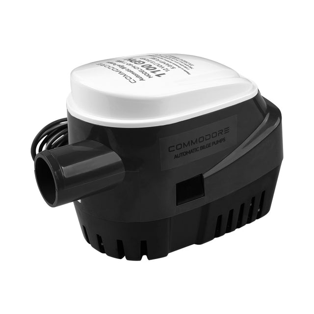 Commodore 1100 GPH 60 Series Automatic Bilge Pump  12V CM601100B