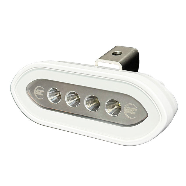 ShadowCaster Bracket Mount Spreader Light  White Housing  White SCMSLB4XGWWH
