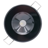 Lumitec Illusion Flush Mount LED Down Light  Warm White  Dimming  Black Housing 117159