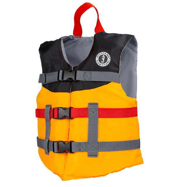 Mustang Youth Livery Foam Vest  MangoBlack MV2300022030