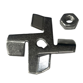Jabsco 4Blade Chopper Kit wLock Nut f18590 Series Macerator Pumps 370562000