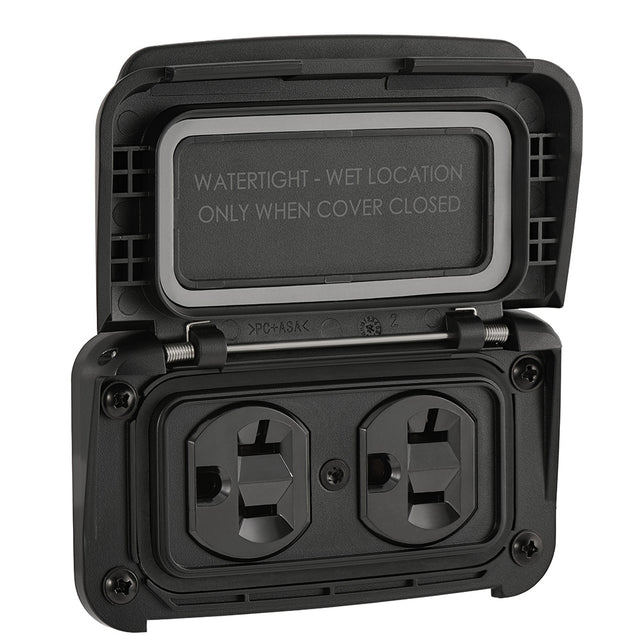 Scanstrut Ventura Series Dual AC Outlet  125V  20A SCVP1
