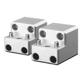 PTM Watersports Board Rack Mount  4 Bolt  Silver  Pair P131681400TEBCL