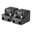 PTM Watersports Board Rack Mount  4 Bolt  Black  Pair P131681400TEBBK