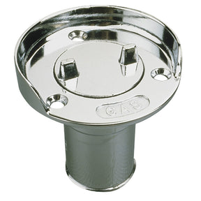 SeaDog Hose Deck Fill wSplash Guard  Die Cast Zinc Chrome Plated 3517501