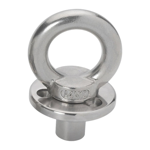 Barton Deck Plate wFixing  Eye wBlanking Plug  M12 Eye 60362