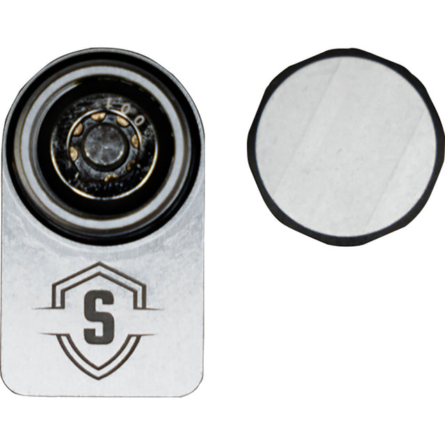 Secure Outdoors Elite Lock  Single  Minn Kota QRB  Silver SOELSMKSV