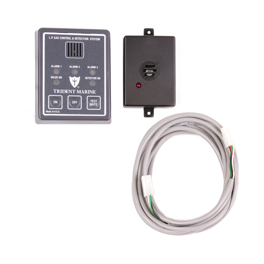 Trident Marine 12/24V Full Detection Panel w/Gas Detector  10' Quick Cable - Solenoid Not Included [1300-7760]
