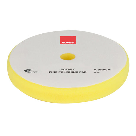 RUPES Rotary Fine Polishing Foam Pad 7590mm  Yellow 9BR90M