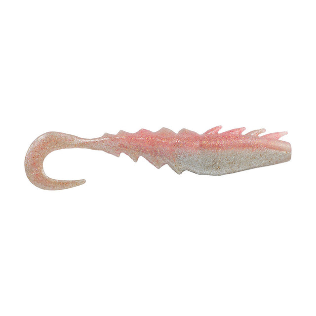 Berkley Gulp Saltwater Nemesis Prawn Curl Tail  4  Flamingo Chrome 1637569