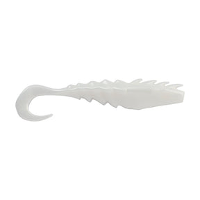 Berkley Gulp Saltwater Nemesis Prawn Curl Tail  4  Pearl White 1551576