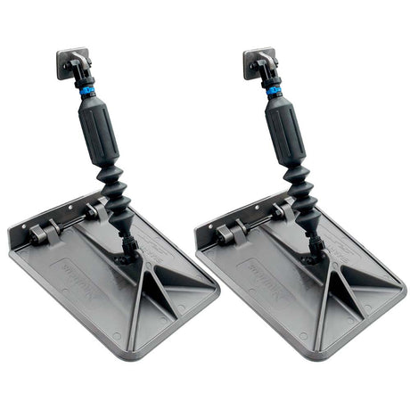 Smart Tabs SX Trim Tabs by Lectrotab 95 x 10 f1822 Boats w80lb Actuators  150240HP  Gunmetal Grey SXG951080