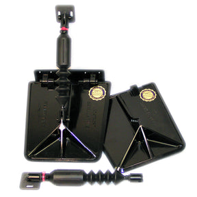 Smart Tab SX Composite Trim Tabs by Lectrotab 95 x 10 f1216 Boat w40  80HP  Black SX951040