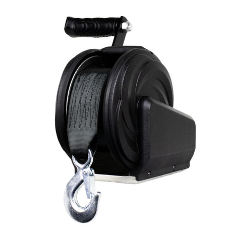 Powerwinch Select Series Winch 600lb 6 Crank Arm  Carbon Black 21400W06006BR