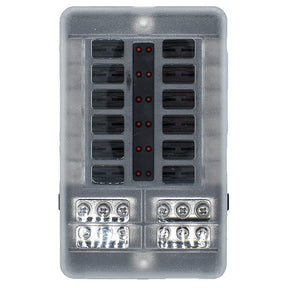 Bluewater 12 Position Fuse Block wLEDs 32000001012