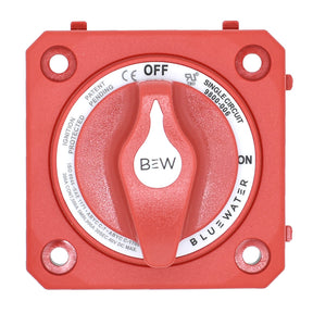 Bluewater OnOff Switch Battery Switch  Panel Mount  Red 980000610