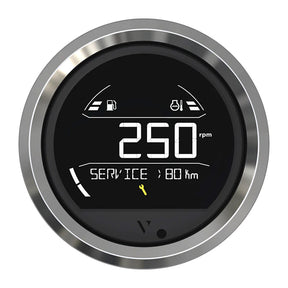 Veratron VL Digital 85 wTriangular Chrome Bezel B00205803