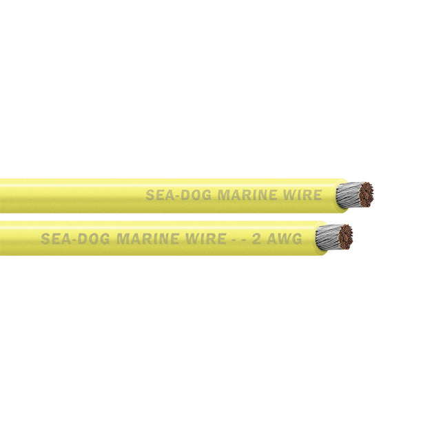 SeaDog 2 AWG Yellow Battery Cable  250 8002034