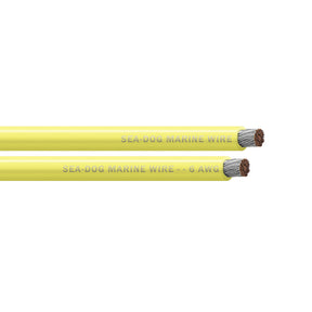 SeaDog 6 AWG Yellow Battery Cable  100 8006032