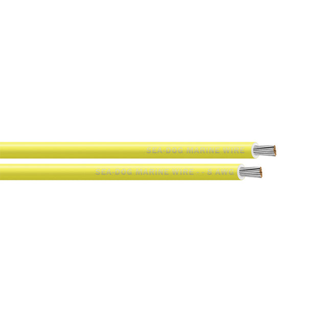 SeaDog 8 AWG Yellow Primary Wire  250 8008034