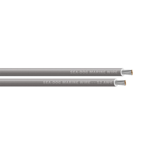 SeaDog 12 AWG Grey Primary Wire  100 8012112