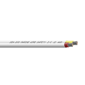 SeaDog 122 AWG Flat Duplex Safety Wire  RedYellow  500 8012227