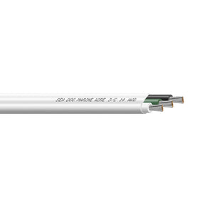 SeaDog 143 AWG Flat Triplex Wire  WhiteGreenBlack  250 8014304