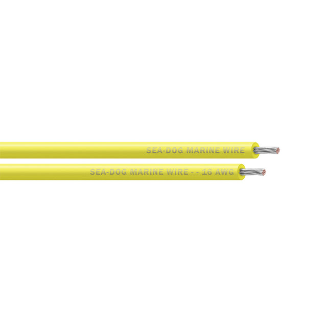 SeaDog 16 AWG Yellow Primary Wire  100 8016032