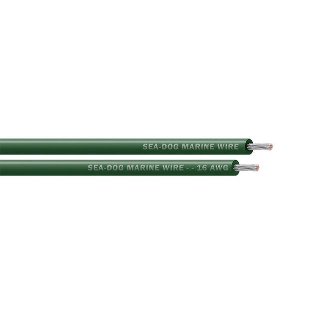 SeaDog 16 AWG Green Primary Wire  500 8016047