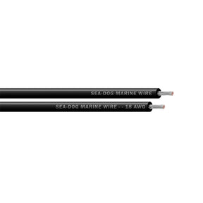 SeaDog 18 AWG Black Primary Wire  500 8018017