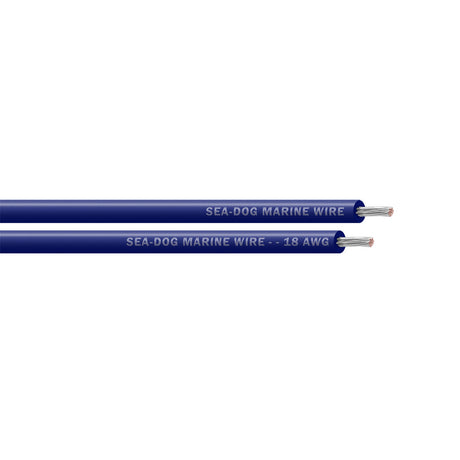 SeaDog 18 AWG Dark Blue Primary Wire  500 8018067