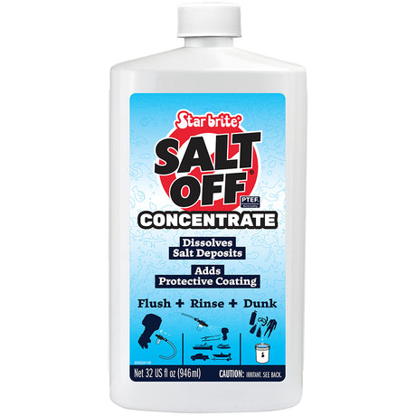 Star brite Salt Off  Concentrate Salt Remover Wash  Engine Flush  32 oz 93932