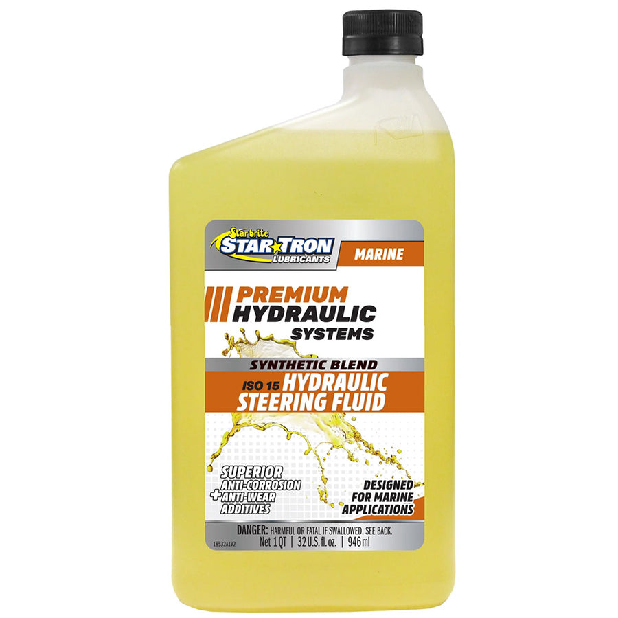 Star brite Hydraulic Steering Fluid - ISO 15 Marine Synthetic Blend - 32 oz [18532]