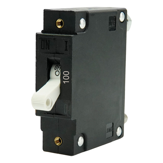 Egis C Series White Toggle Panel Mount Circuit Breaker  Single Pole 100A 3501100