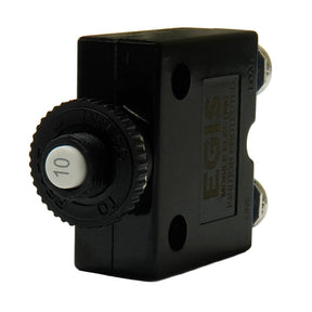 Egis 10A Push Button Panel Mount Circuit Breaker  Screw Terminals 471010