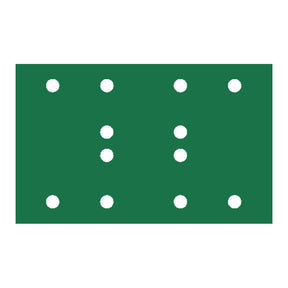 RUPES PROCUT Film Abrasive Sheet 80mm x130mm 315 x 51  12 Holes  P180 Grit Box of 100pcs 945FB180