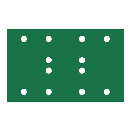 RUPES PROCUT Film Abrasive Sheet 80mm x130mm 315 x 51  12 Holes  P120 Grit Box of 100pcs 945FB120